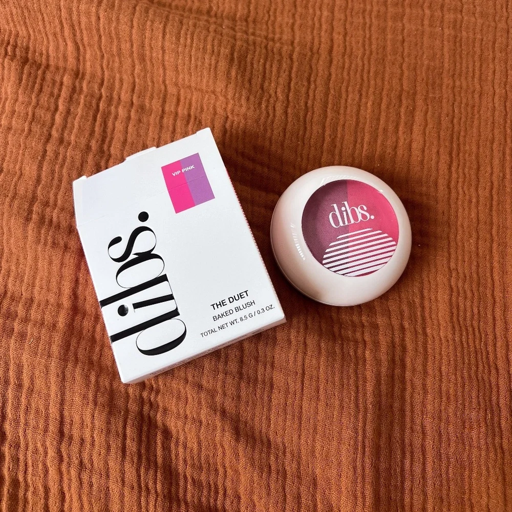 NIB DIBS Duet Baked Blush in VIP Pink